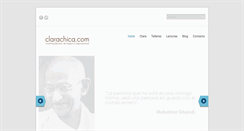 Desktop Screenshot of clarachica.com