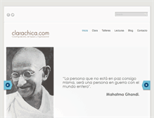 Tablet Screenshot of clarachica.com
